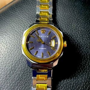 Versace Dylos Men's Automatic Watch 42mm Two Tone